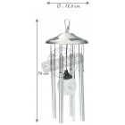 Carillon avec lampe solaire intégrée chime