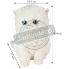 Chaton persant en résine 16 cm
