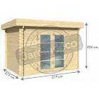 Dépendance de jardin en bois beaumont