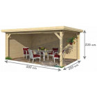 Kiosque en bois  grand selve