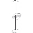 Douche solaire de jardin 10l