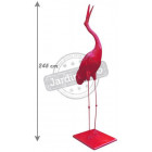Grue de l'himalaya design en résine 245 cm