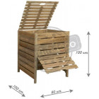 Composteur avec trappe 800l
