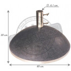 Pied de parasol en granit 43,9 kgs
