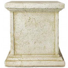 Socle façonné pour statue en pierre reconstituée