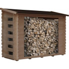 Abri bûches en bois sancy