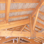 Abri voiture en bois charpente traditionnelle 3 voitures