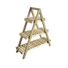 Étagère pyramide jardipolys keops en pin hauteur 100cm épaisseur bois 1,6cm