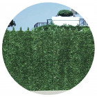 Haie artificielle 126 brins vert sapin en rouleau ultra (lot de 12)