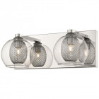 Applique murale chrome liverpool 2 lumières