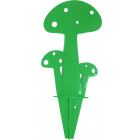 Champignon déco en métal vert 20cm