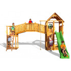 Plateforme de jeux en bois rainbow fortress