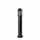 Balise de jardin noire verno 1 ampoule