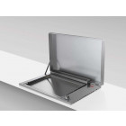 Plancha encastrable en inox oasi