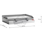 Plancha en inox moma xl 70 cm