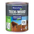 Lasure blanchon tech-wood 1l blanc pour toutes essences de bois