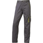 Pantalon de travail delta plus m6pangr3x gris-vert panostyle polyester coton - Taille au choix