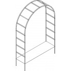 Grande arche de jardin en acier galvanisé roman
