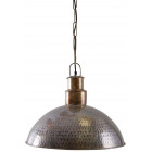 Suspension industrielle en métal martelé diamètre 44cm