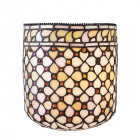 Applique mille feux, verre et métal