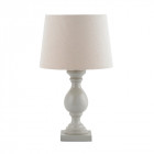 Lampe marsham, taupe, avec abat-jour