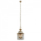 Plafonnier d'extérieur laiton street 3 ampoules 150 cm