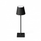 Lampe de jardin noire toc