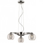 Suspension chrome liverpool 3 lumières