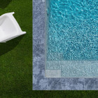 Kit complet | margelles pour piscine 6x3m en pierre adana gris bleu (+ colle, joint, hydrofuge ...)