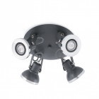 Spot gris ring 4 ampoules