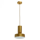Suspension dorée megapolis 1 ampoule 145 cm