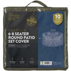 Housse de salon de jardin rond 6-8 places