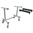 Chariot charges longues à hauteur variable avec rouleaux 400 kg - 800009589