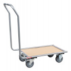 Chariot dossier fixe plateau médium roues TPE 250 kg