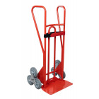 Diable à poignées fermées & roues étoiles 250 kg - Type de roues au choix