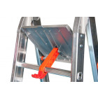 Escabeau repliable professionnel avec rampe de sécurité 150 kg Escabeau repliable professionnel avec rampe de sécurité 150 kg