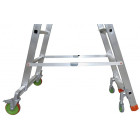 Plateforme de magasinage aluminium repliable, 11 marches, 150 kg