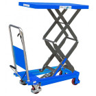 Table élévatrice manuelle double ciseaux, 800 kg