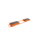 Rouleurs charges lourdes avec barres de liaison 12000 kg - 865004364