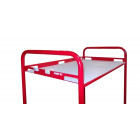 Desserte 2 plateaux tôle avec rebords ajourés 850 x 500 mm 200 kg - 880008989