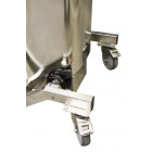 Gerbeur Moovit® Monomât inox 304 L semi-électrique levée 1200 mm 80 kg - 855009556