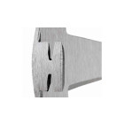 Marteau de couvreur à droite, forgé, manche cuir