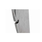 Marteau couvreur à gauche, forgé, manche bois, panne large