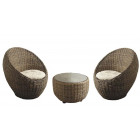 Petit salon en poelet gris pipelette