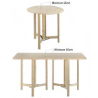 Tréteau 3 pieds totem en pin pliable