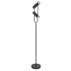 Lampadaire telescope, noir mat