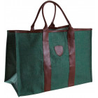 Sac à bûches en jute