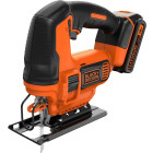 Scie sauteuse pendulaire sans fil - 18V - BLACK+DECKER - avec 1 batterie 18V 2.0 Ah - chargeur - BDCJS18-QW