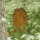 Oiseau sur pique aigle en acier corten Oiseau sur pique aigle en acier corten