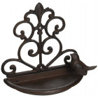 Mangeoire mural en fonte rosace